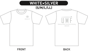 アンブロTシャツ【WHITE×SILVER】