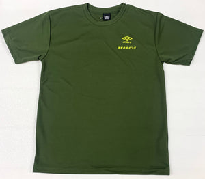 アンブロTシャツ【OLIVE×YELLOW GREEN】